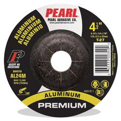 DA4510 Depressed Center D.A. Series Premium Aluminum Grinding Wheel, 4.5" x 1.4" (25 Pack)