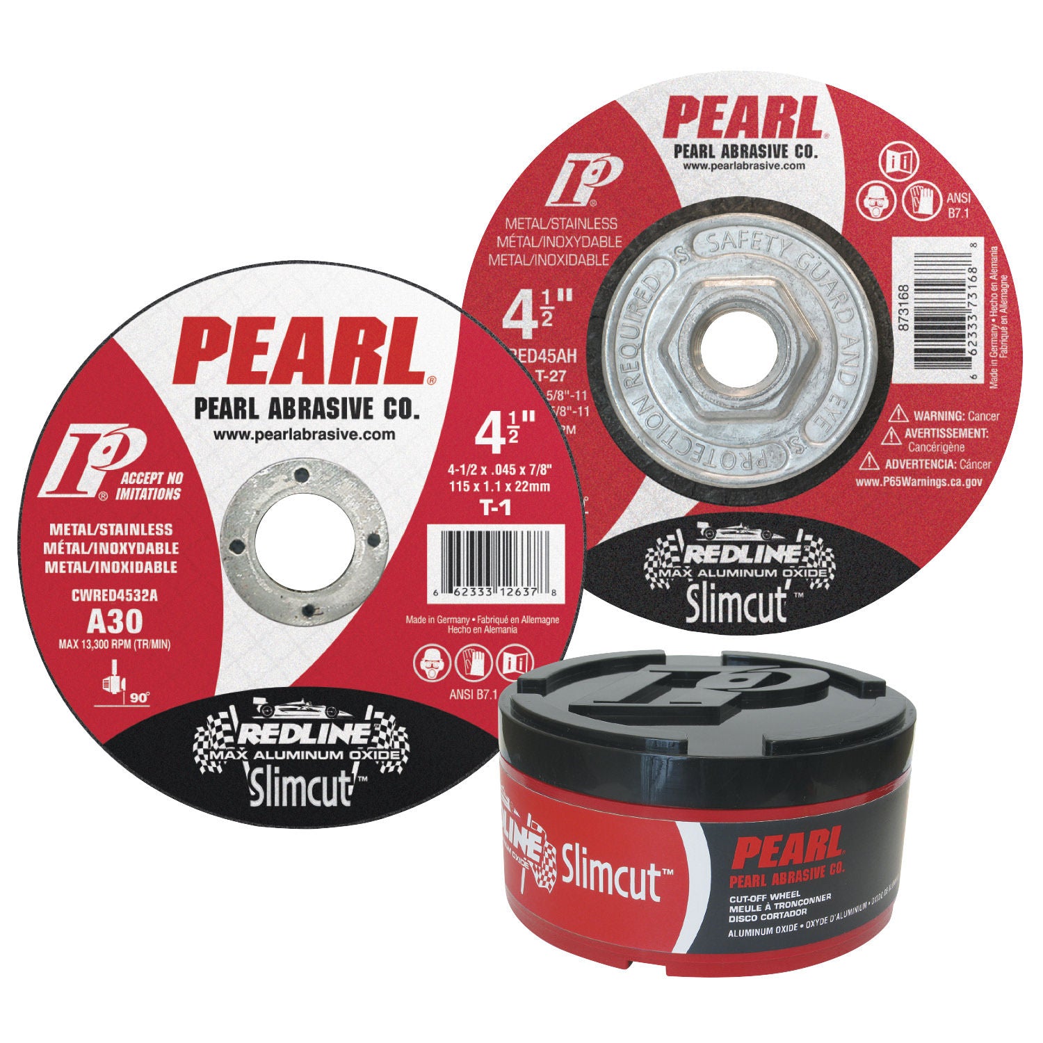 DCWRED06A Slimcut™ Redline Max AO™ Cut-Off Wheels, T-27, 6" x .045 x 7/8 A46 (25 Pack)