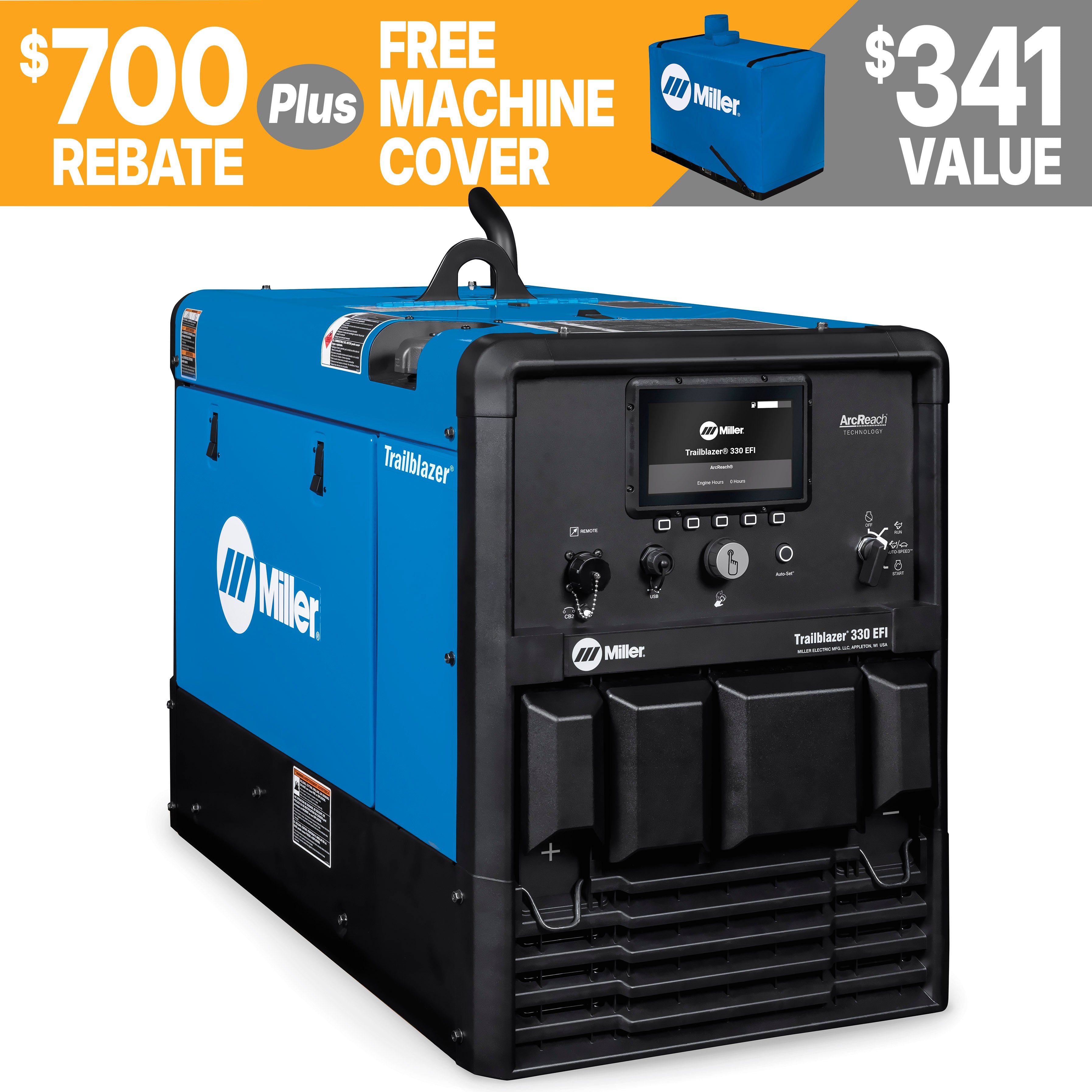 Miller Trailblazer 330 EFI Welder/Generator - 907832