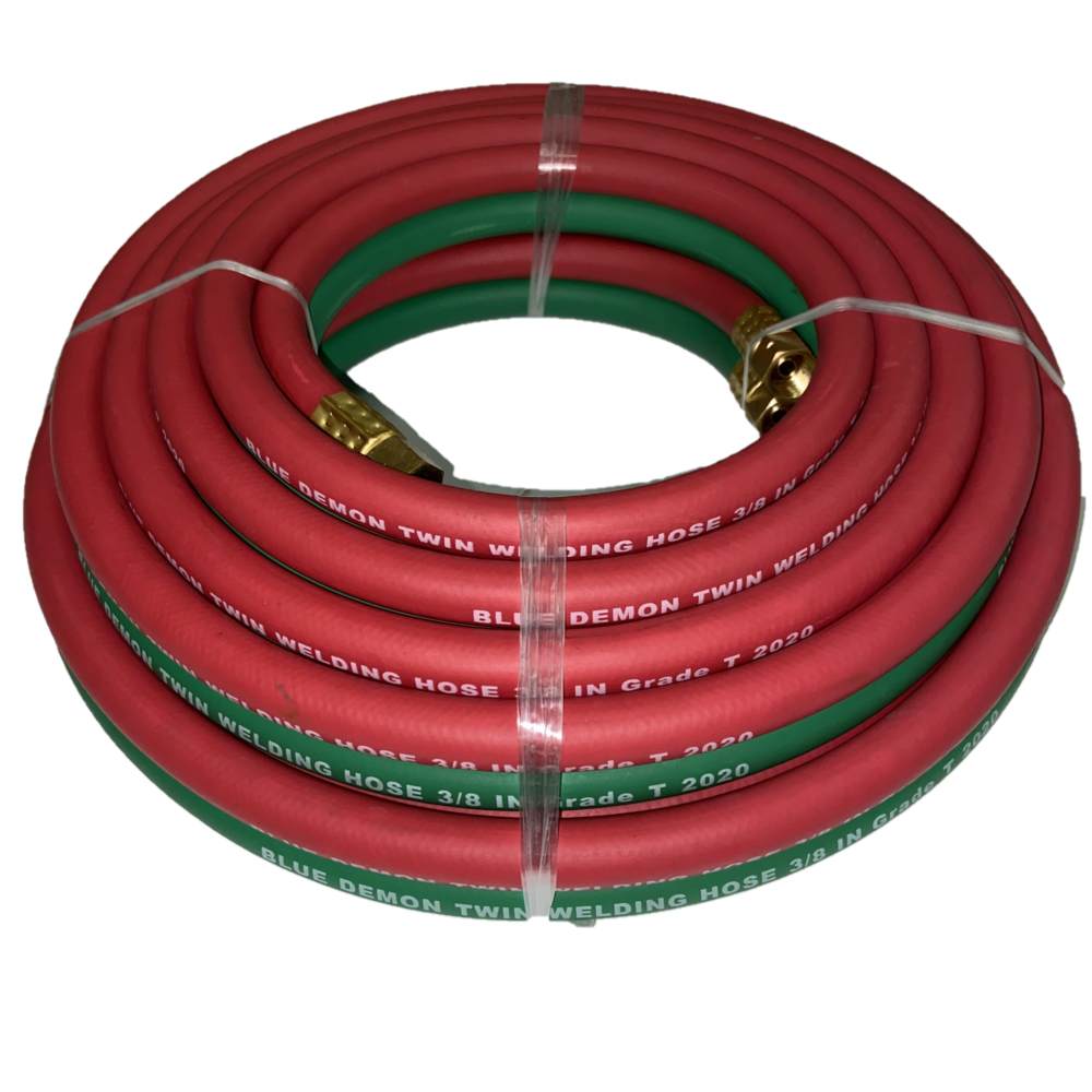 Blue Demon T Grade 3/8" X 25' Twin Welding Hose - BDGH-T38-25BB