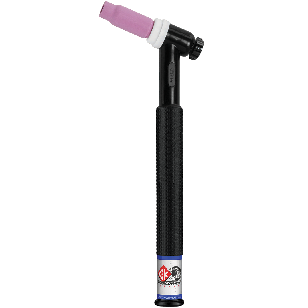 CK Worldwide 150A 17 Series Rigid Head TIG Torch w/ SuperFlex Cable