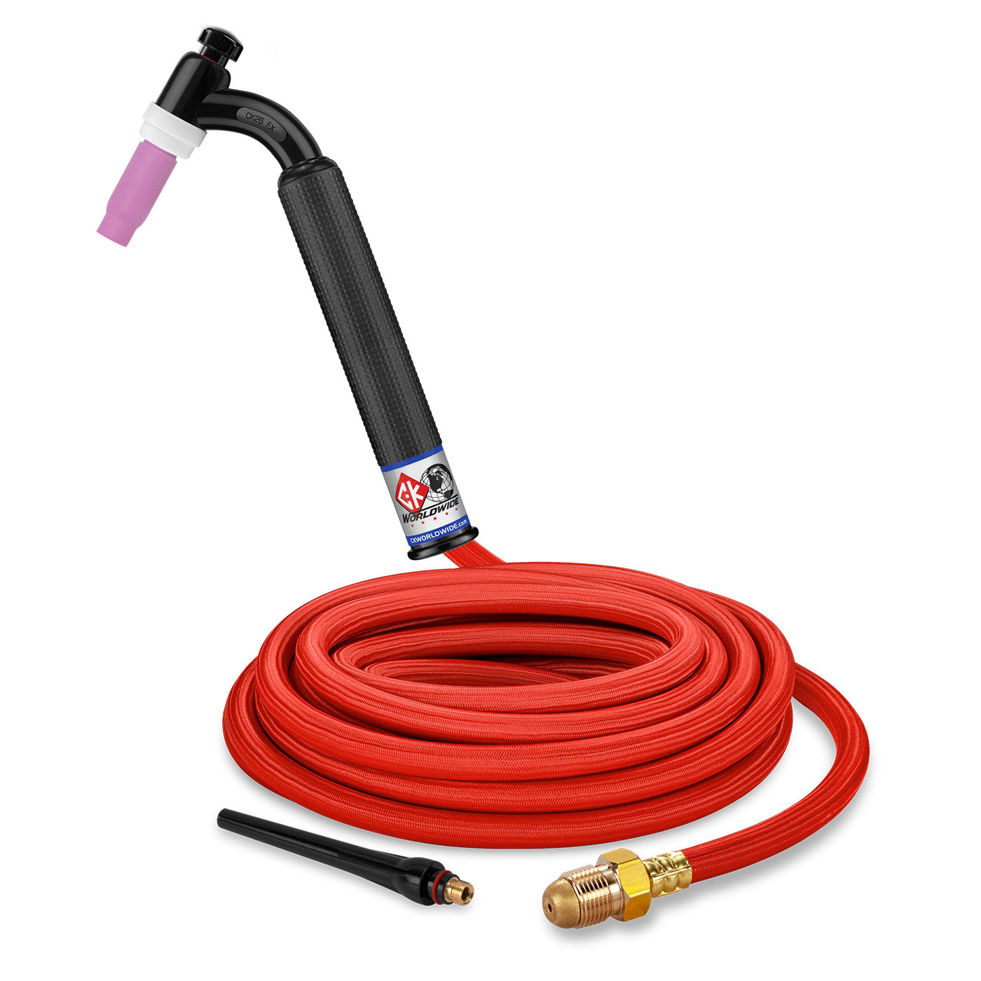CK Worldwide CK26-25-RSF FX 200A Flex Head TIG Torch w/ Super-Flex Cab