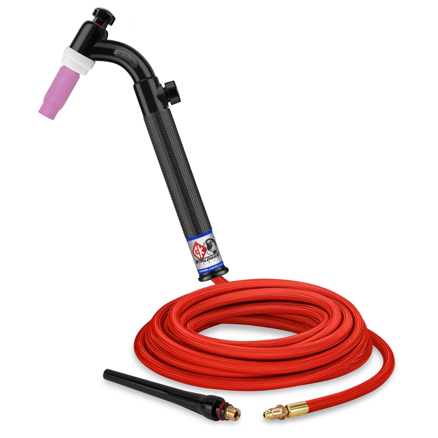 CK Worldwide 150A 17 Series Flex Head TIG Torch w/ Valve