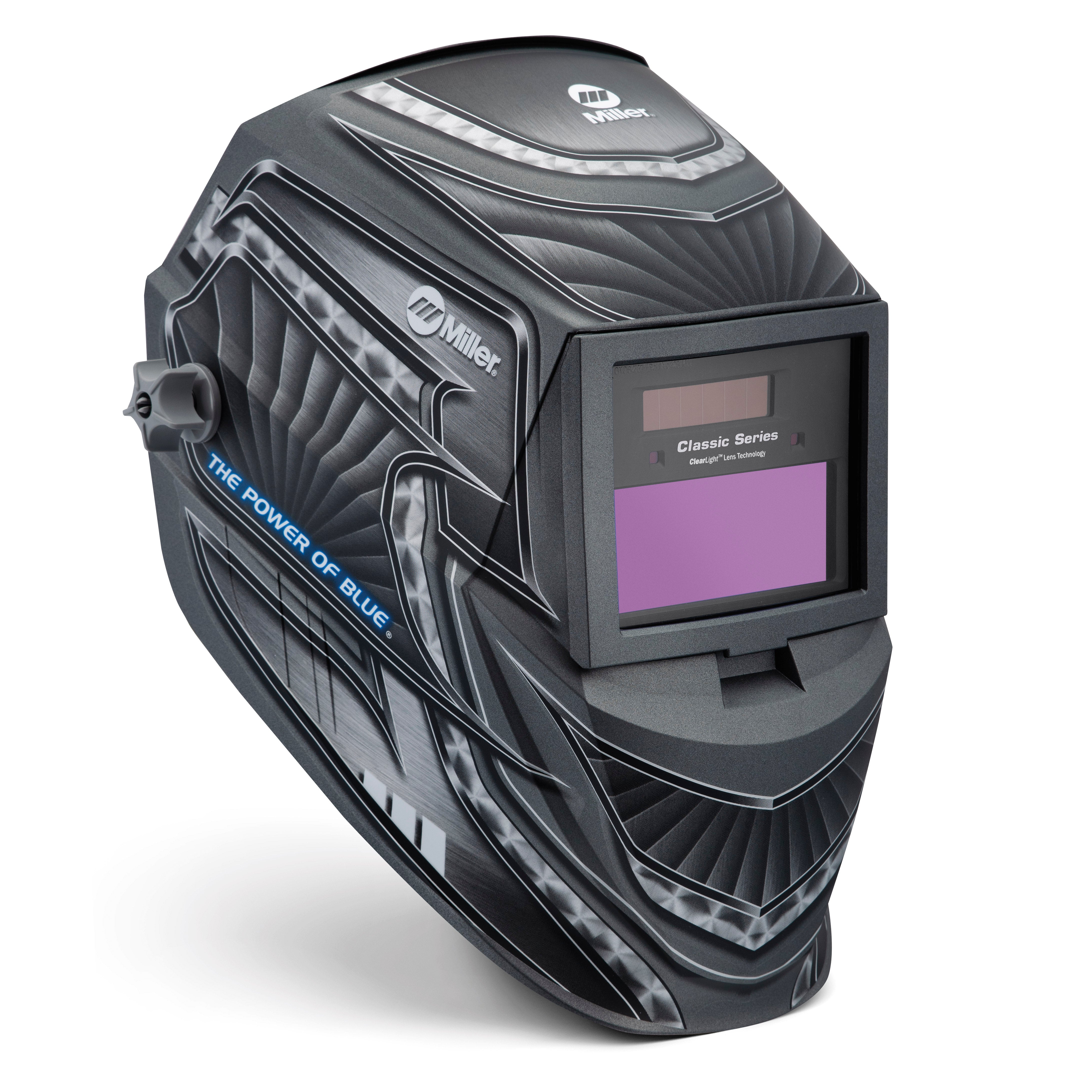 Miller Classic Series Welding Helmet w/ ClearLight Lens, Metal Matrix - 288519