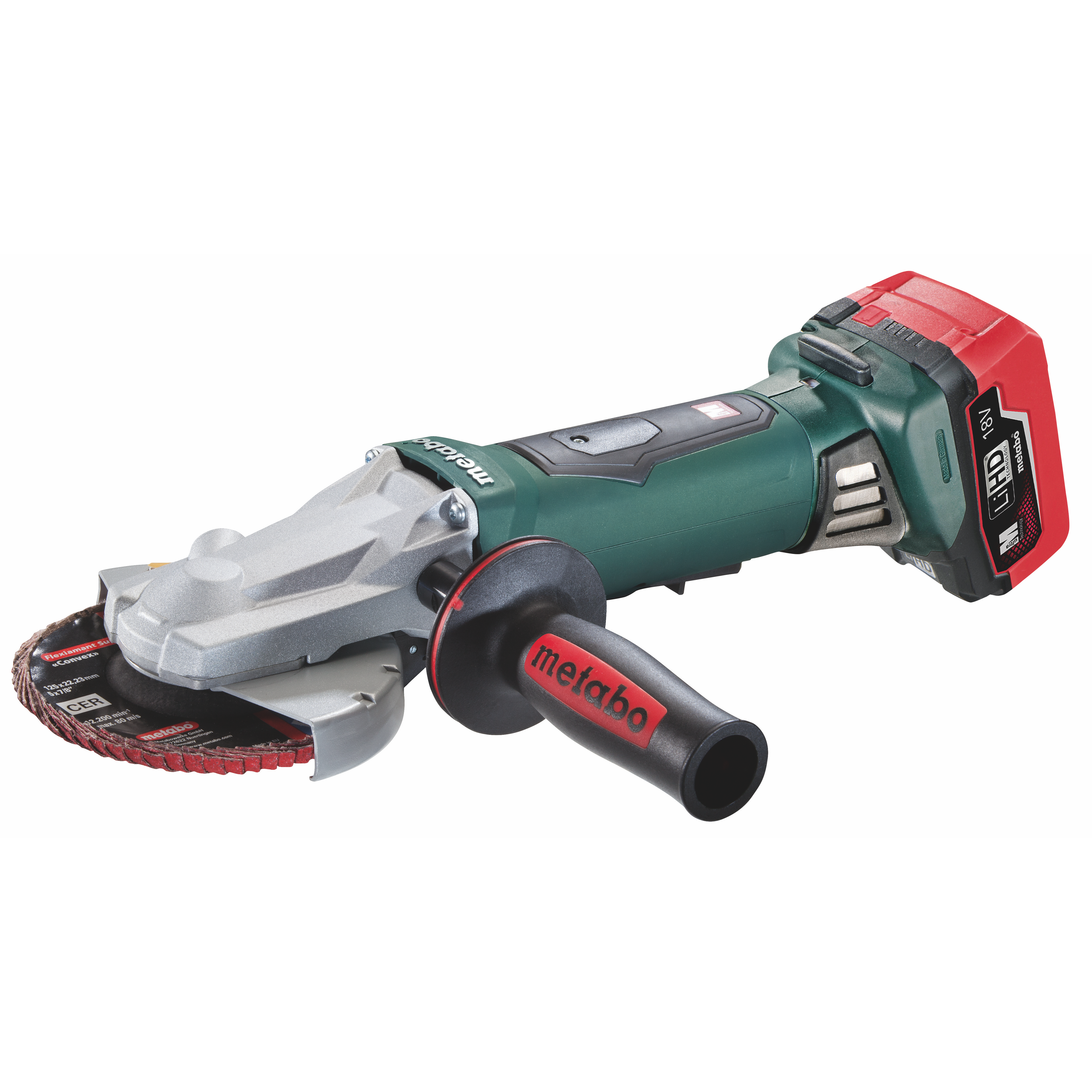 Metabo WPF 18 LTX 125 Cordless Flat Head Angle Grinder - US613070620