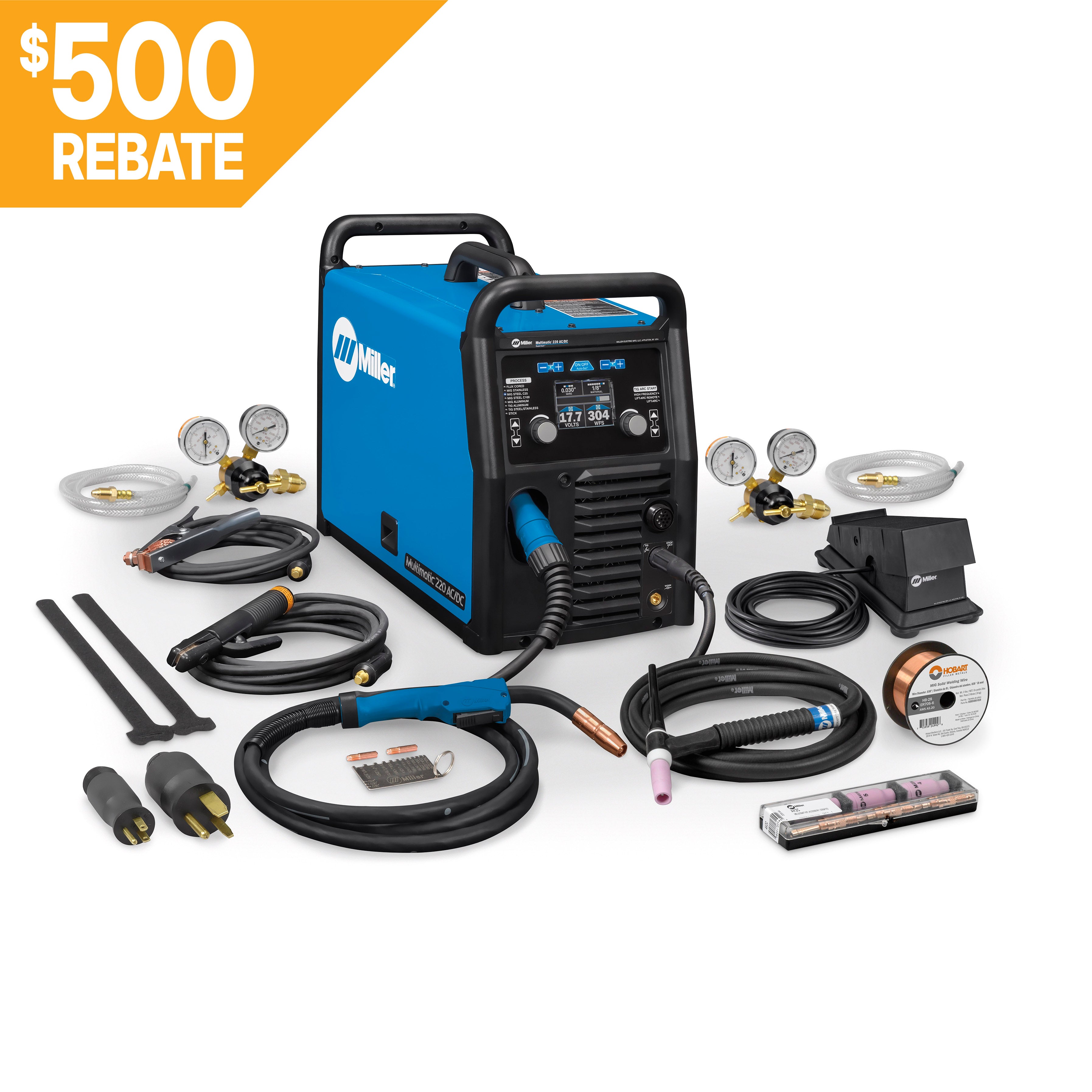 Miller Multimatic 220 AC/DC Multiprocess Welder