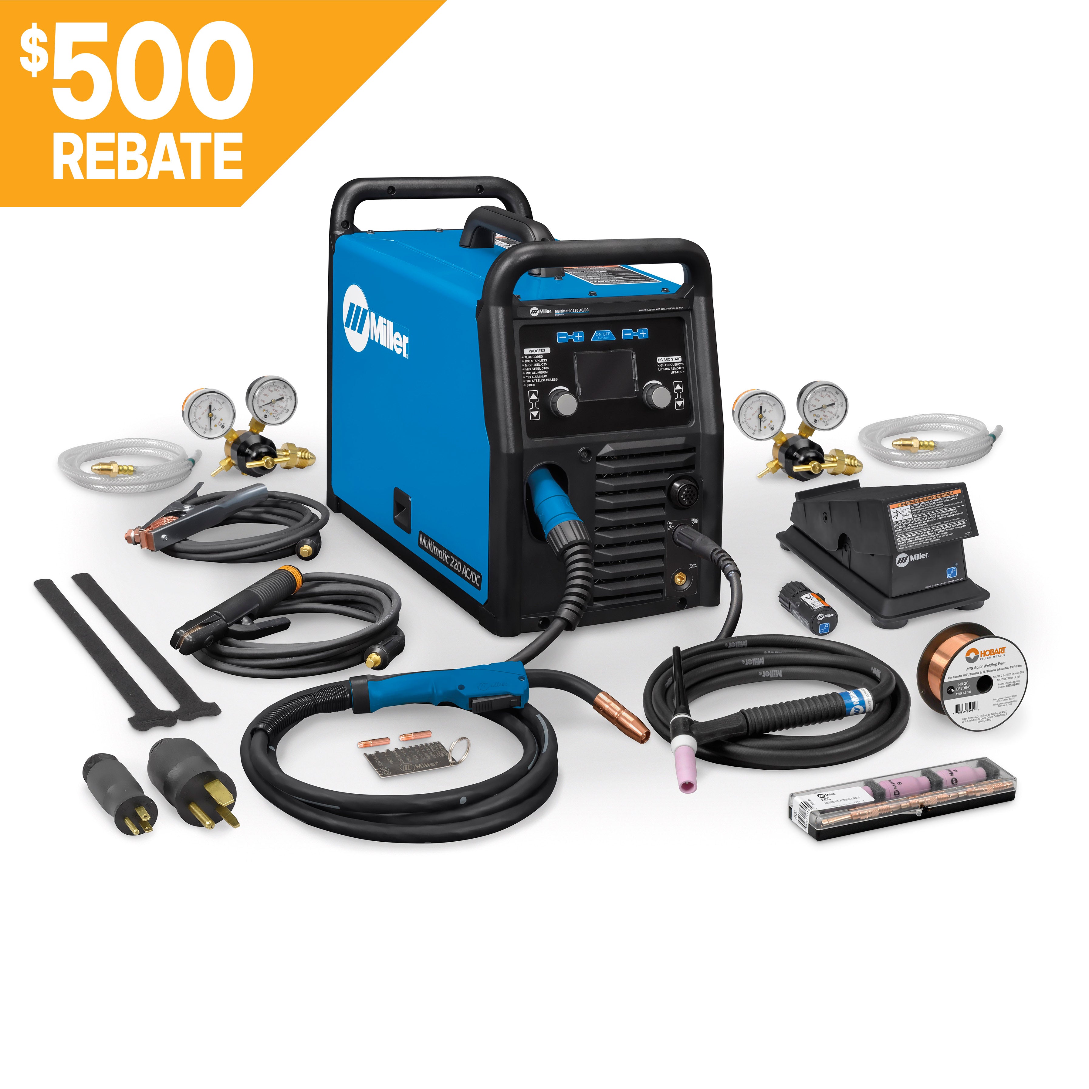 Miller Multimatic 220 AC/DC Multiprocess Welder