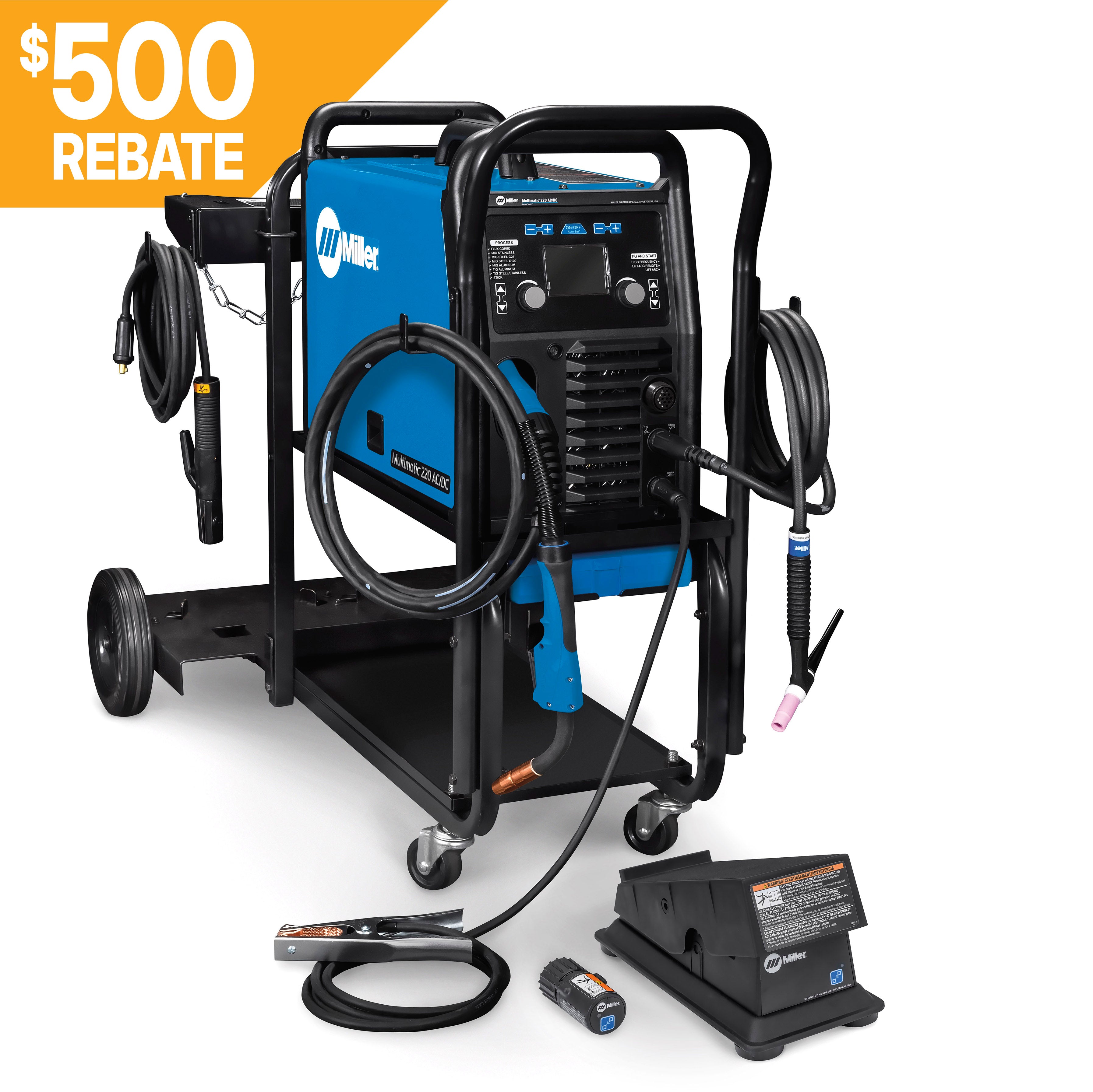Miller Multimatic 220 AC/DC Multiprocess Welder