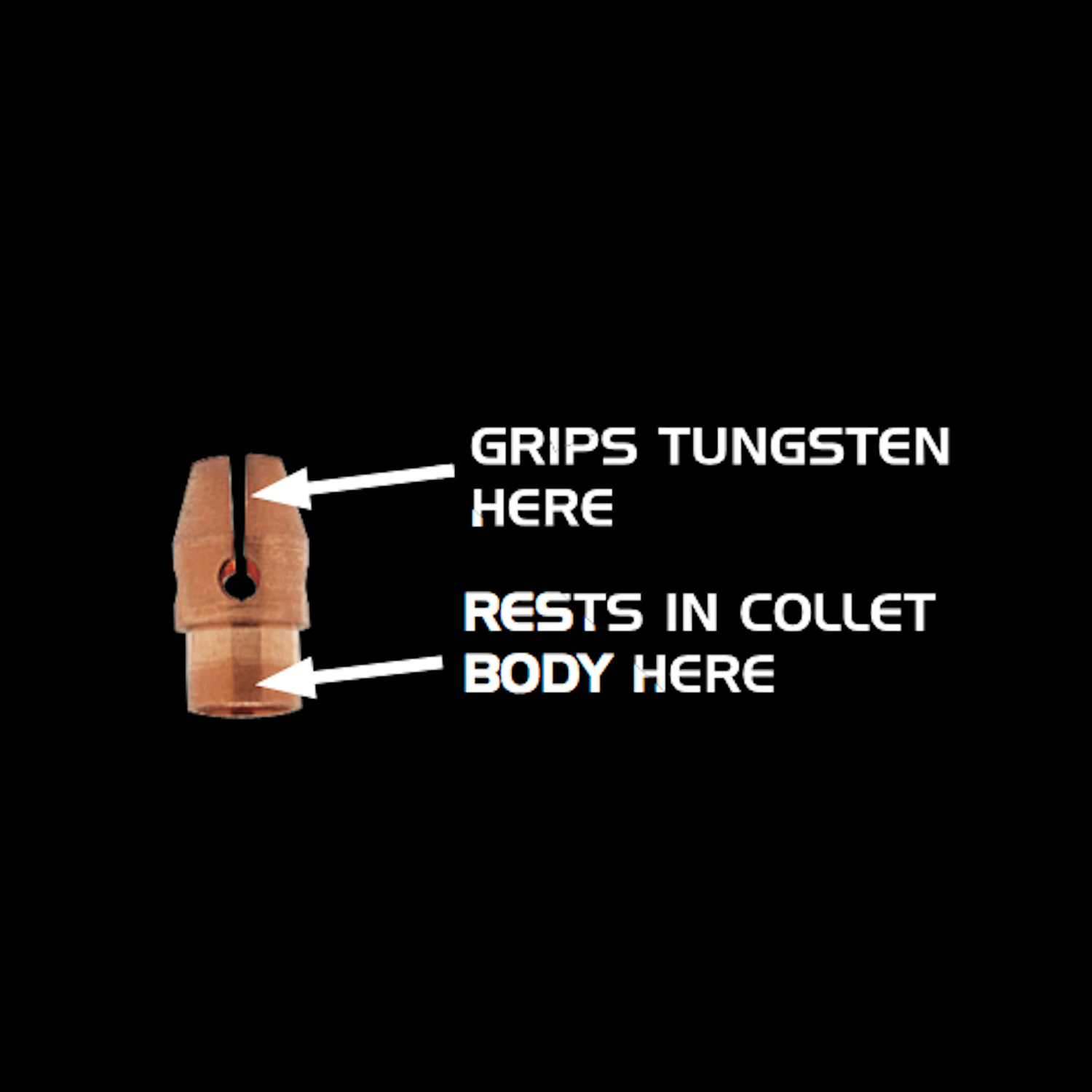 CK Worldwide Reverse Collet, 5pk