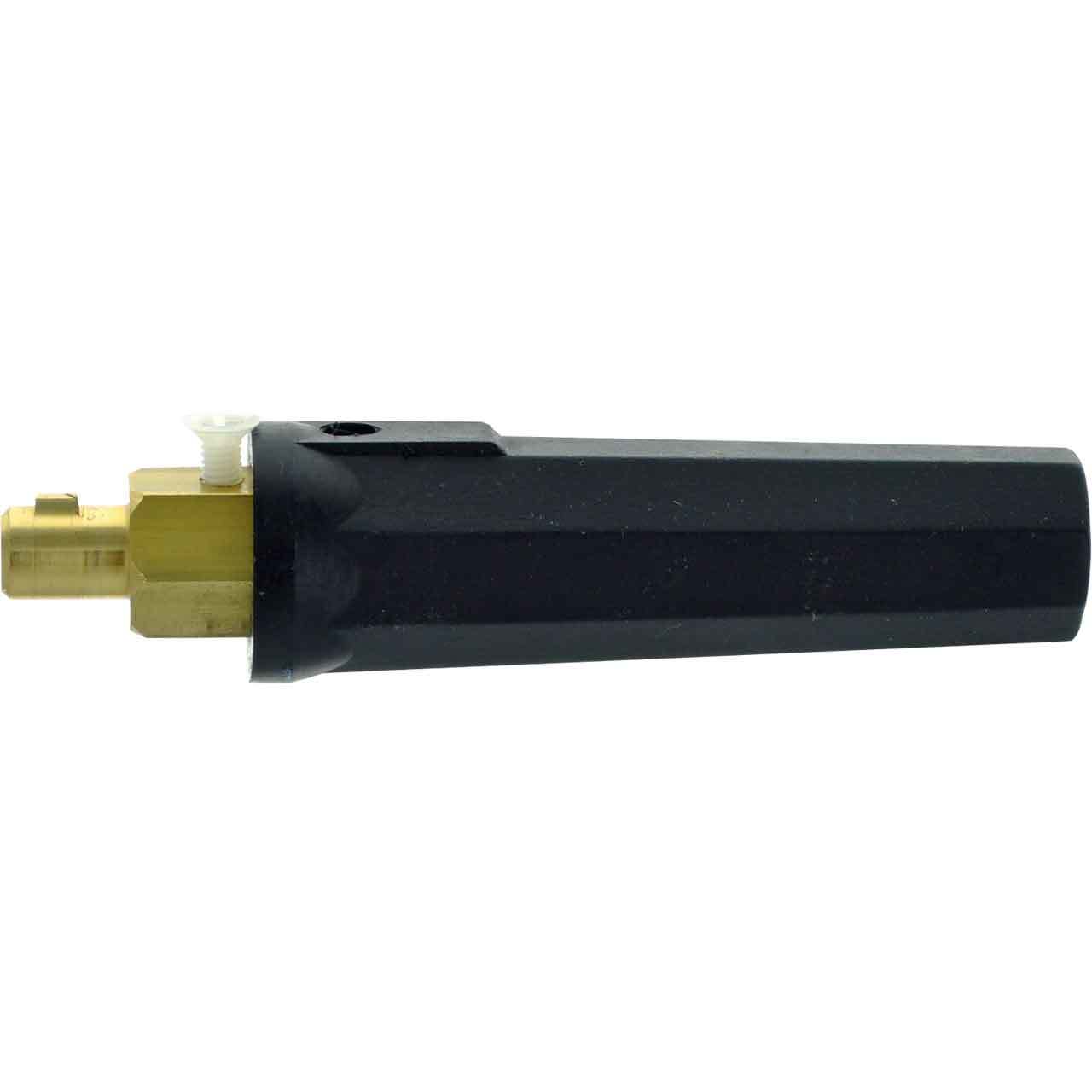 CK Worldwide SL2-25M 25mm Gas-Thru Male Safe-Loc Dinse Connector