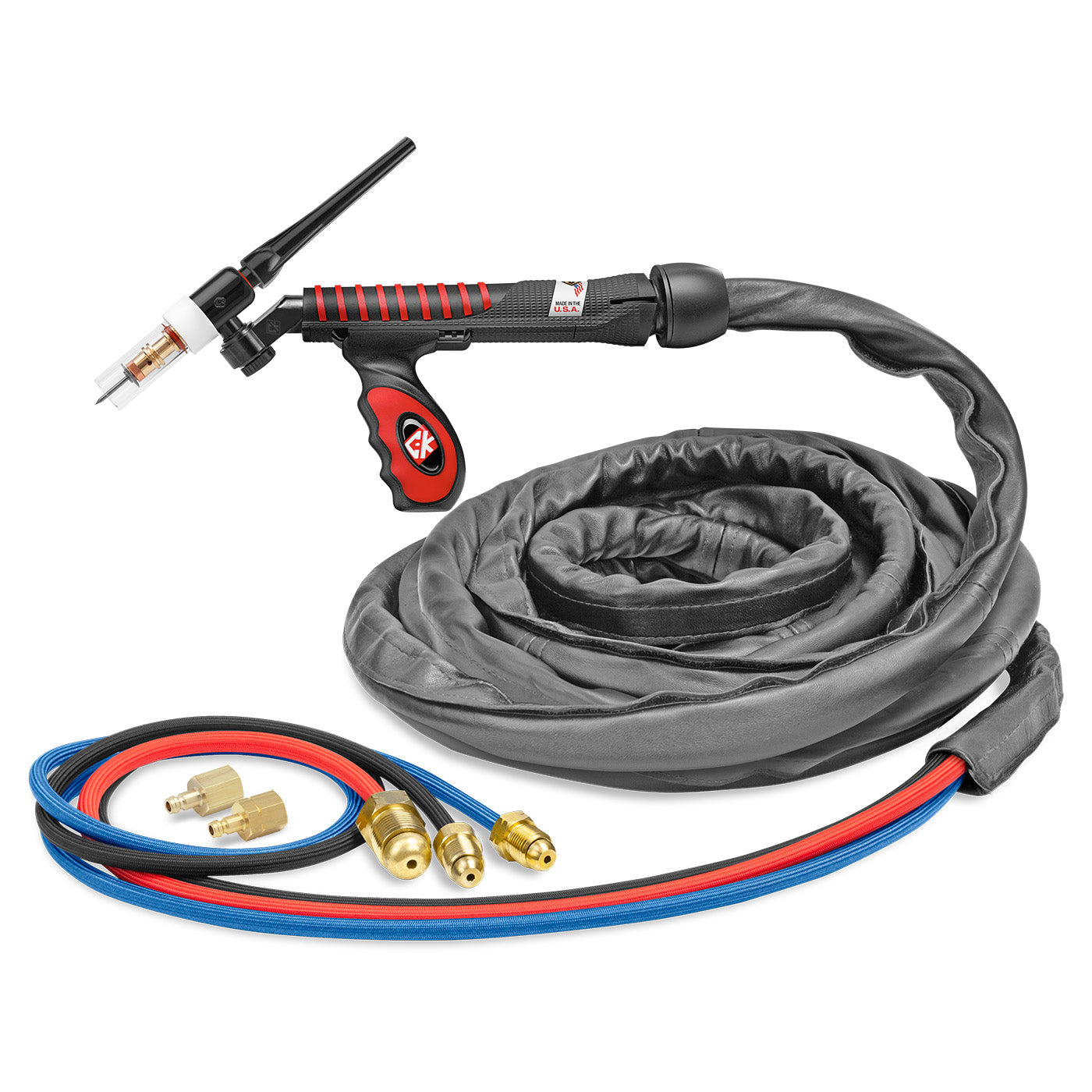 CK Worldwide UltraTIG Flex-Loc 250 TIG Torch w/ SuperFlex Cable, 250A