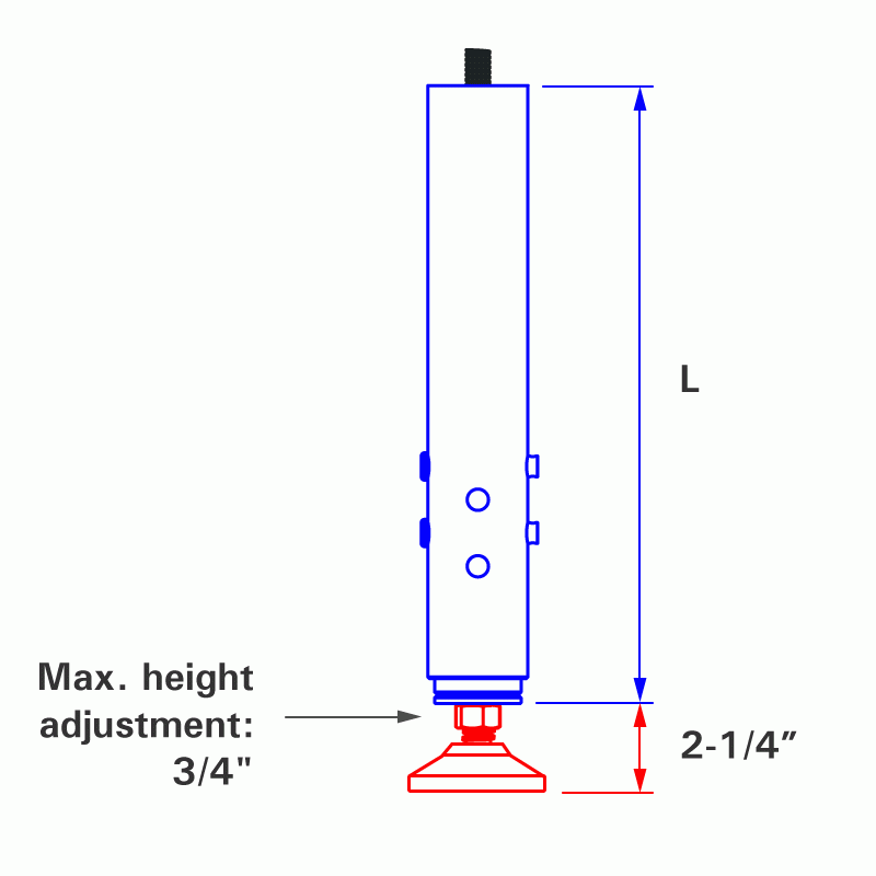Table Legs [Alpha 5/8, MAX & MAX Slotted Tables]