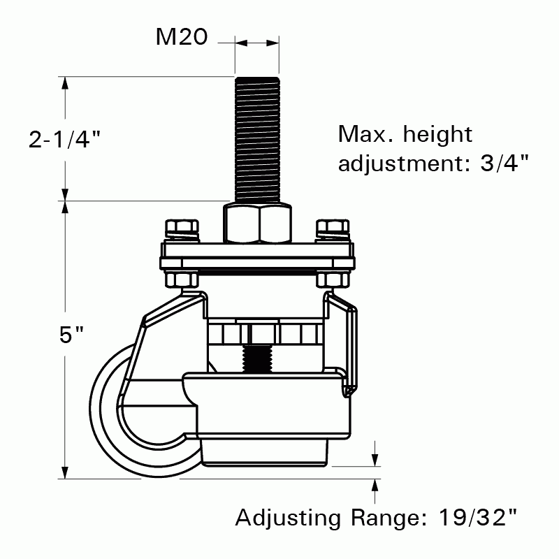 Casters [5/8"]