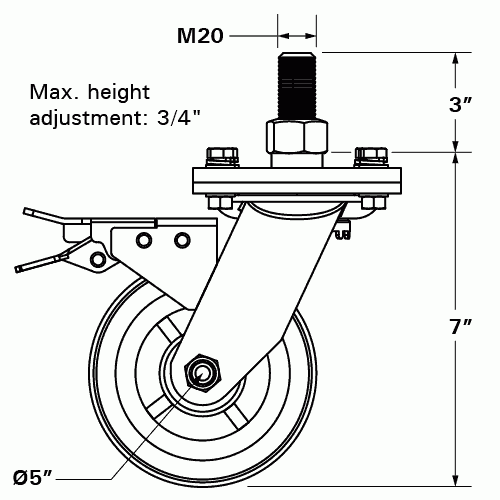 Casters [5/8"]