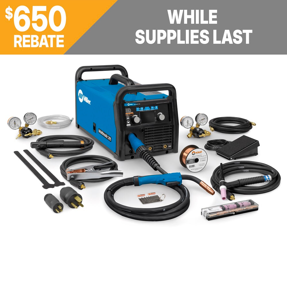 Miller Multimatic 215  Multi-Process Welder w/ TIG Kit - 951674