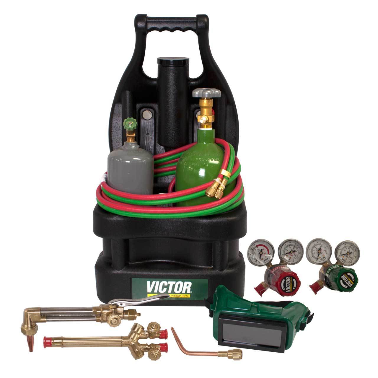 Victor G150-100-CPT Portable Tote Outfit With Tanks - 0384-0944