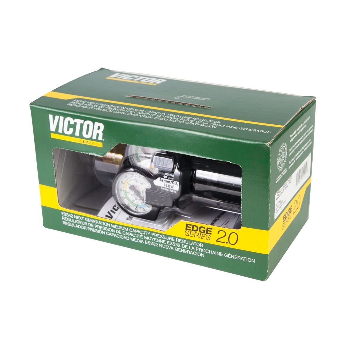 Victor EDGE 2.0 ESS32-80CFH-580 Argon Flowgauge - 0781-3641