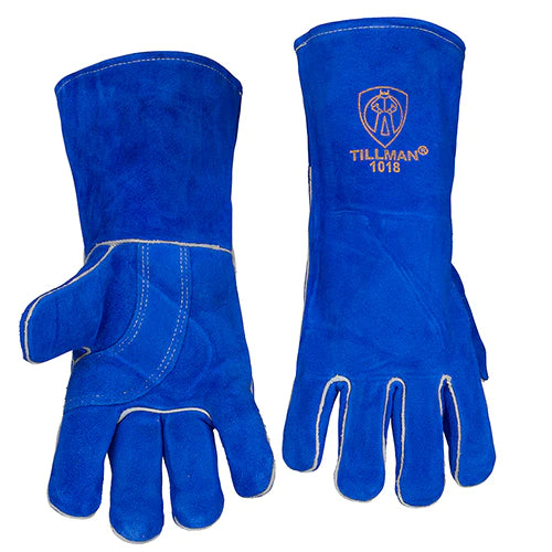 Tillman 1018 Blue Cowhide Welding Gloves