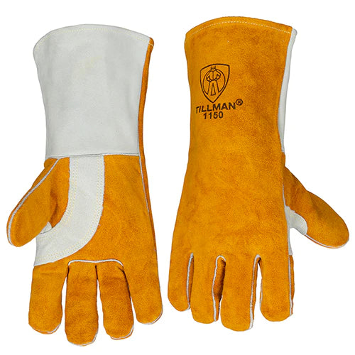 Tillman 1150 Brown Cowhide Welding Gloves, Large