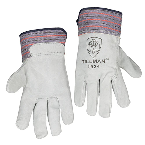 Tillman 1524 Full Leather 2 1/2" Cuff Work Gloves