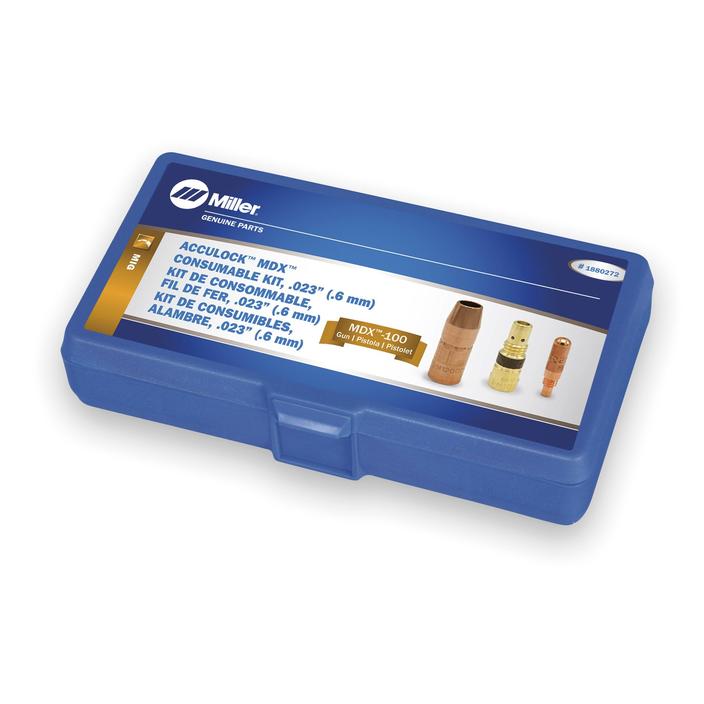 Miller AccuLock MDX-100 MIG Consumable Kit, .023" (0.6mm) wire - 1880272