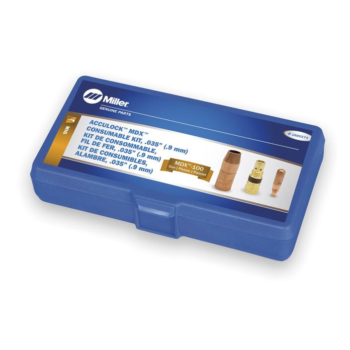 Miller AccuLock MDX-100 MIG Consumable Kit, .035" (0.9mm) wire - 1880274