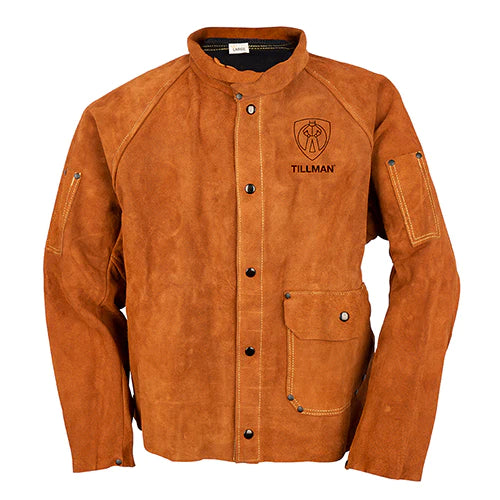 Tillman 3830 30" Premium Dark Brown Leather Jacket