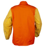 Tillman 9230D 30" Orange Welding Jacket w/ Leather Sleeves
