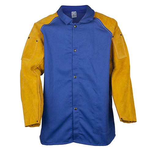 Tillman 9360 FR Stretch Welding Jacket, Leather Sleeves