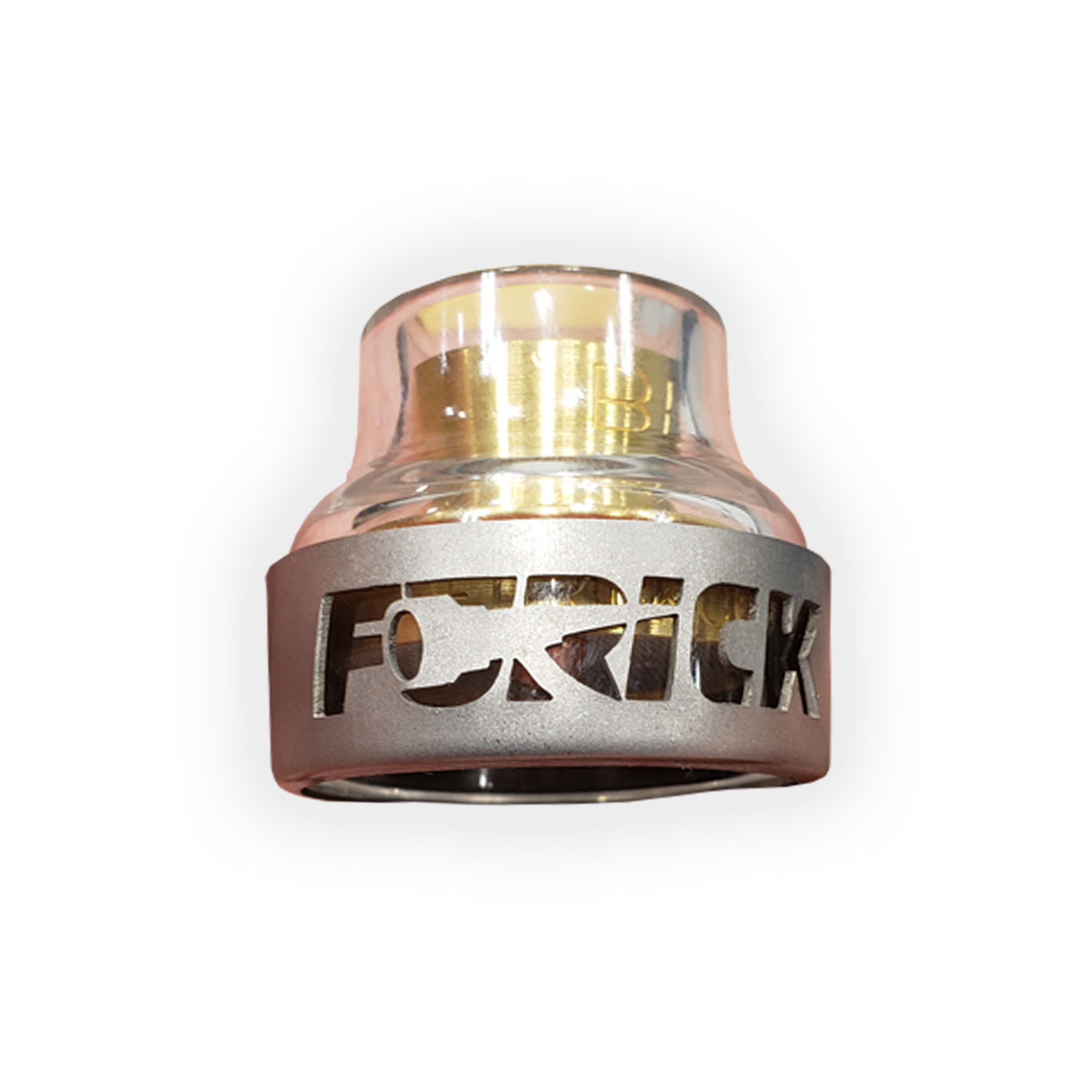 Furick Cup BBWSGWC BBW #19 Glass Cup w/ Titanium Cover, Thread-On