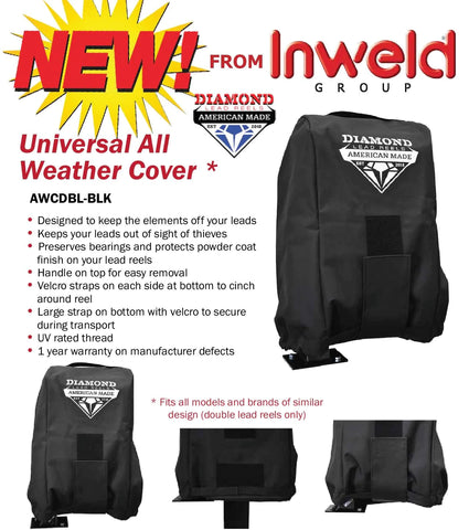 Diamond AWCDBL-BLK Universal Welding Lead Reel Cover, All Weather